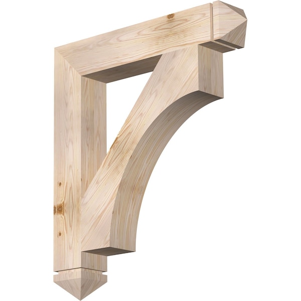 Ekena Millwork Westlake Arts & Crafts Smooth Bracket, Douglas Fir, 5 1/2"W x 34"D x 38"H BKT06X34X38WTL03SDF - main